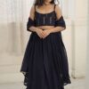 Spectacular Navy Blue Designer Kid’s Lehenga Choli for Engagement, Reception, Sangeet, and Parties