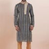 Dashing Black Designer Men’s Kurta for Sangeet and Party