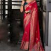 Ethnic Soft Dola Viscose Silk Designer Saree for Wedding, Reception, Festivals, Sangeet, and Parties