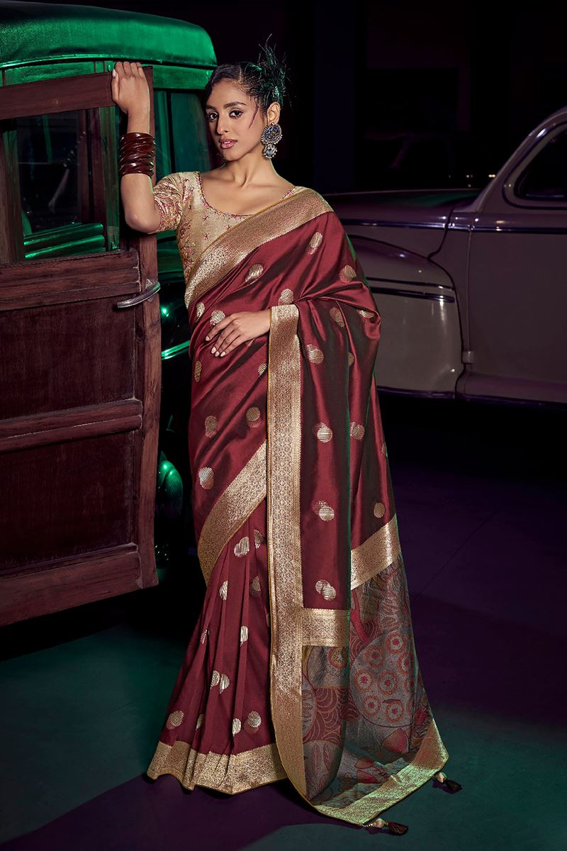 Royal Art Silk Designer Saree for Wedding and Reception