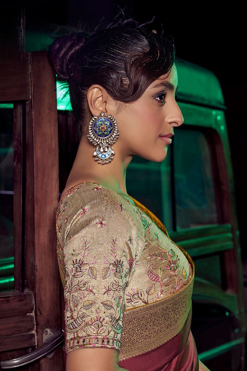 Royal Art Silk Designer Saree for Wedding and Reception