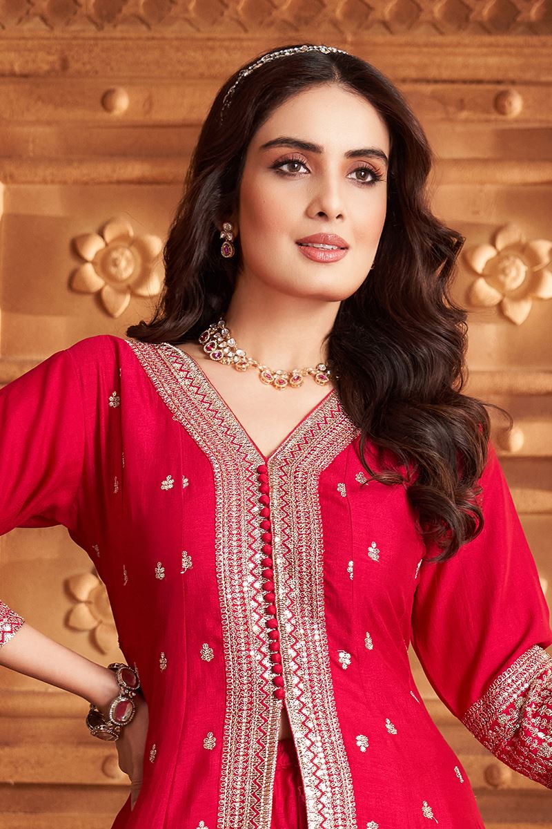 Captivating Pink Silk Designer Anarkali Suit for Wedding, Reception, Festivals, Sangeet, and Parties