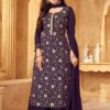 Spectacular Purple Georgette Designer Palazzo Suit for Wedding, Reception, Sangeet, Festivals, and Parties