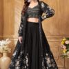 Pretty Black Designer Palazzo Suit for Sangeet and Parties