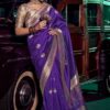 Dazzling Art Silk Designer Saree for Wedding and Reception