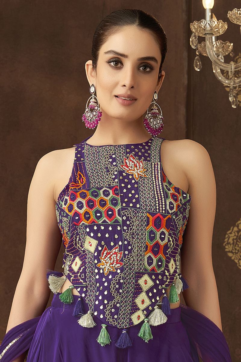 Surreal Navy Blue Designer Palazzo Suit for Engagement, Reception, Festivals, Sangeet, and Parties