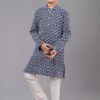 Delightful Royal Blue Designer Kid’s Kurta Pajama for Engagement, Reception, Festivals, Sangeet, and Parties