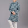 Impressive Rama Green Designer Kid’s Kurta Pajama for Engagement, Reception, Festivals, Sangeet, and Parties