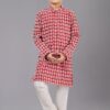 Magnificent Red Designer Kid’s Kurta Pajama for Engagement, Wedding, Reception, Festivals, Sangeet, and Parties
