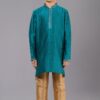 Impressive Green Designer Kid’s Kurta Pajama for Engagement, Wedding, Reception, Festivals, Sangeet, and Parties