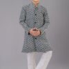 Charismatic Rama Green Designer Kid’s Kurta Pajama for Engagement, Reception, Festivals, Sangeet, and Parties