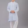 Royal Sea Blue Designer Kid’s Kurta Pajama for Engagement, Reception, Festivals, Sangeet, and Parties