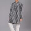 Enticing Black Designer Kid’s Kurta Pajama for Sangeet and Parties