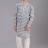 Majestic Grey Designer Kid’s Kurta Pajama for Engagement, Reception, Festivals, Sangeet, and Parties