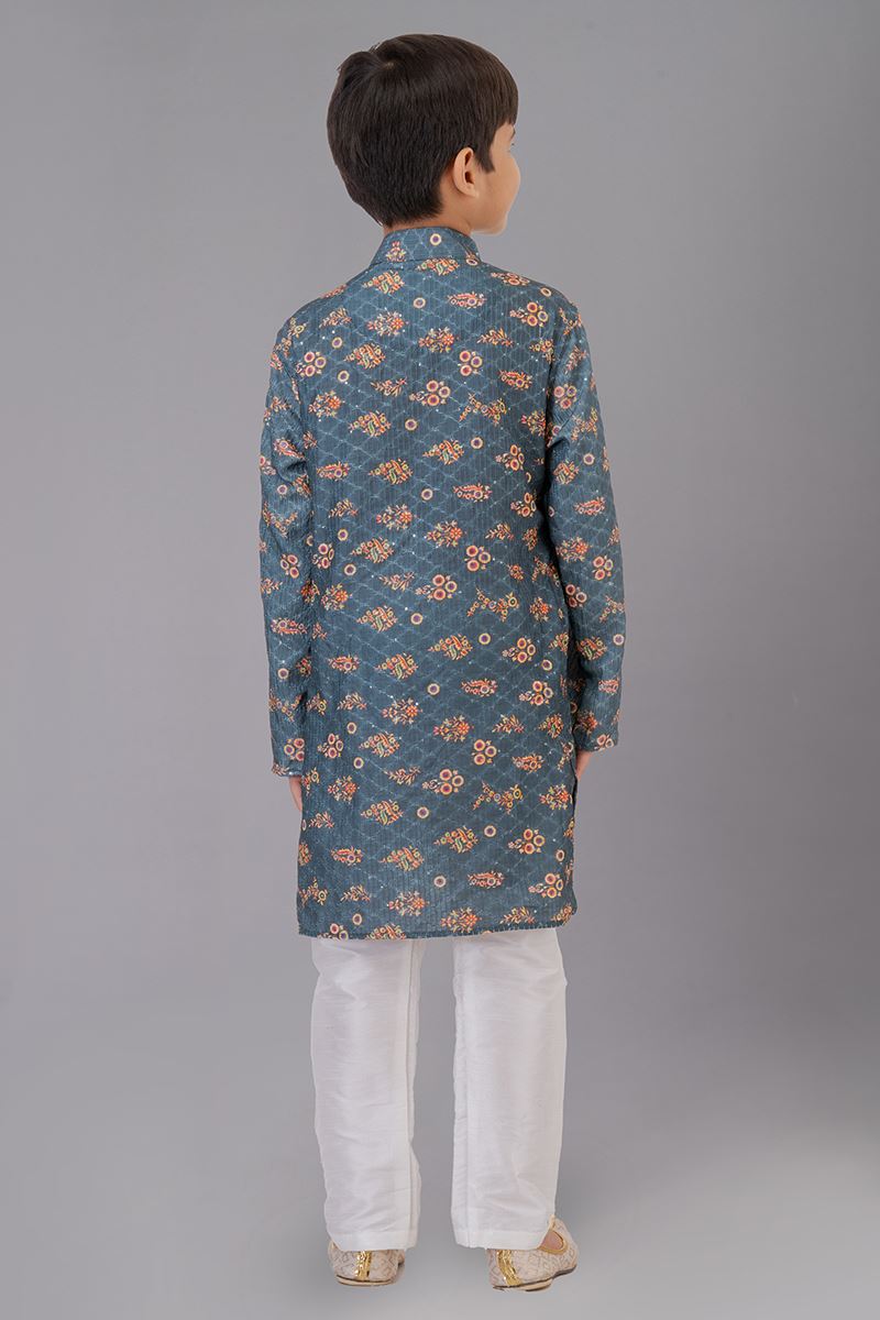 Enticing Designer Kid’s Kurta Pajama for Engagement, Festivals, Sangeet, and Parties