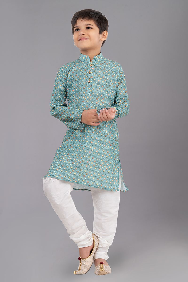 Fancy Designer Kid’s Kurta Pajama for Engagement, Festivals, Sangeet, and Parties