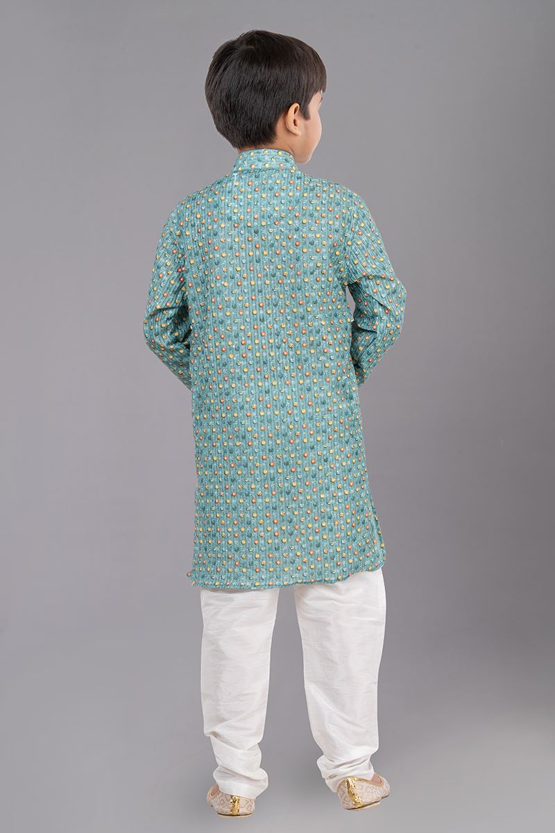 Fancy Designer Kid’s Kurta Pajama for Engagement, Festivals, Sangeet, and Parties