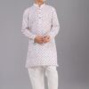Dashing White Designer Kid’s Kurta Pajama for Festivals, Sangeet, and Parties