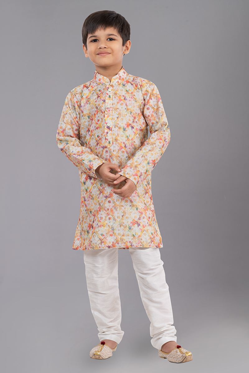Captivating Designer Kid’s Kurta Pajama for Engagement, Festivals, Sangeet, and Parties