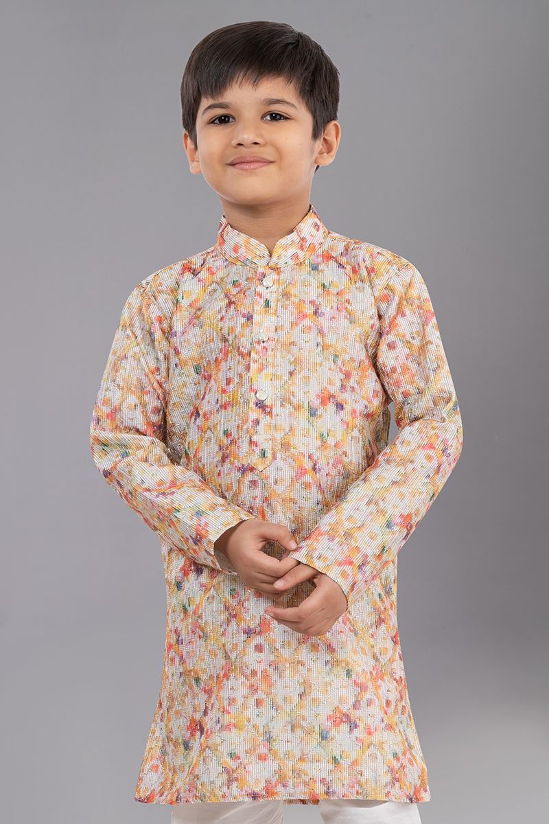 Captivating Designer Kid’s Kurta Pajama for Engagement, Festivals, Sangeet, and Parties