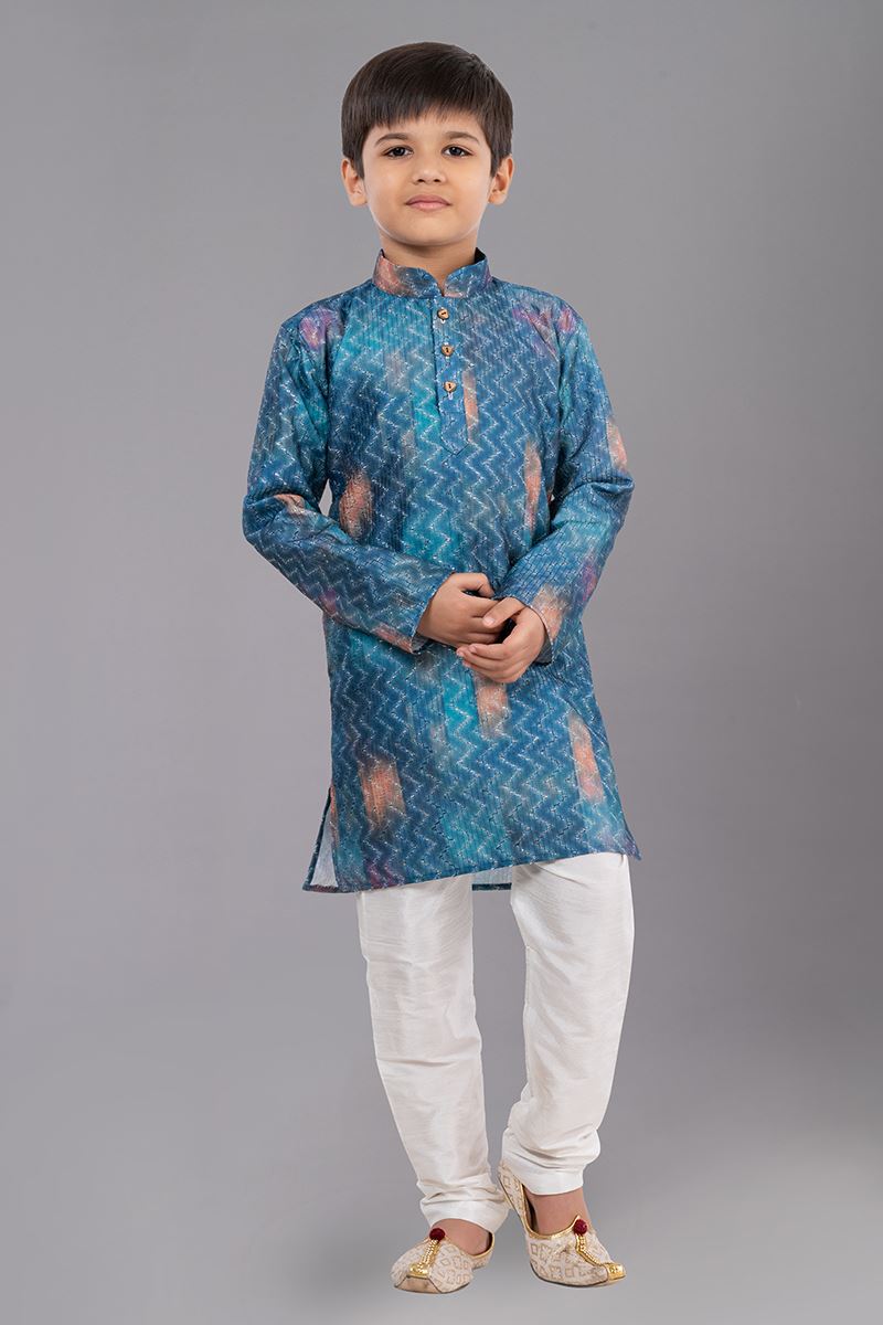 Charismatic Designer Kid’s Kurta Pajama for Engagement, Festivals, Sangeet, and Parties