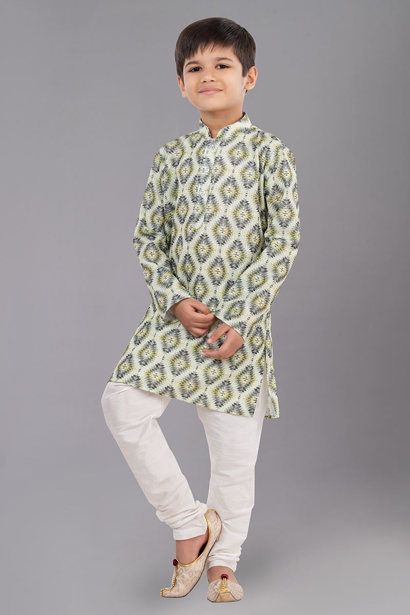 Delightful Designer Kid’s Kurta Pajama for Engagement, Festivals, Sangeet, and Parties