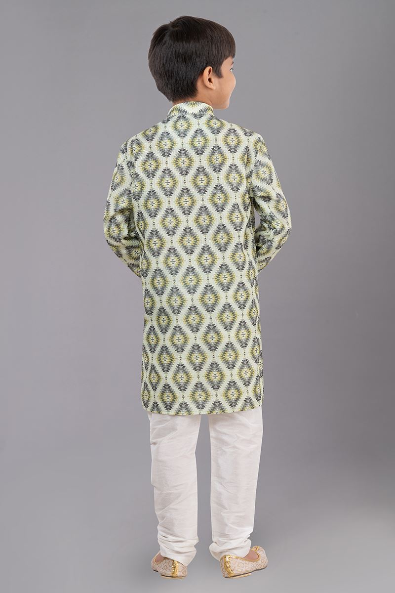 Delightful Designer Kid’s Kurta Pajama for Engagement, Festivals, Sangeet, and Parties