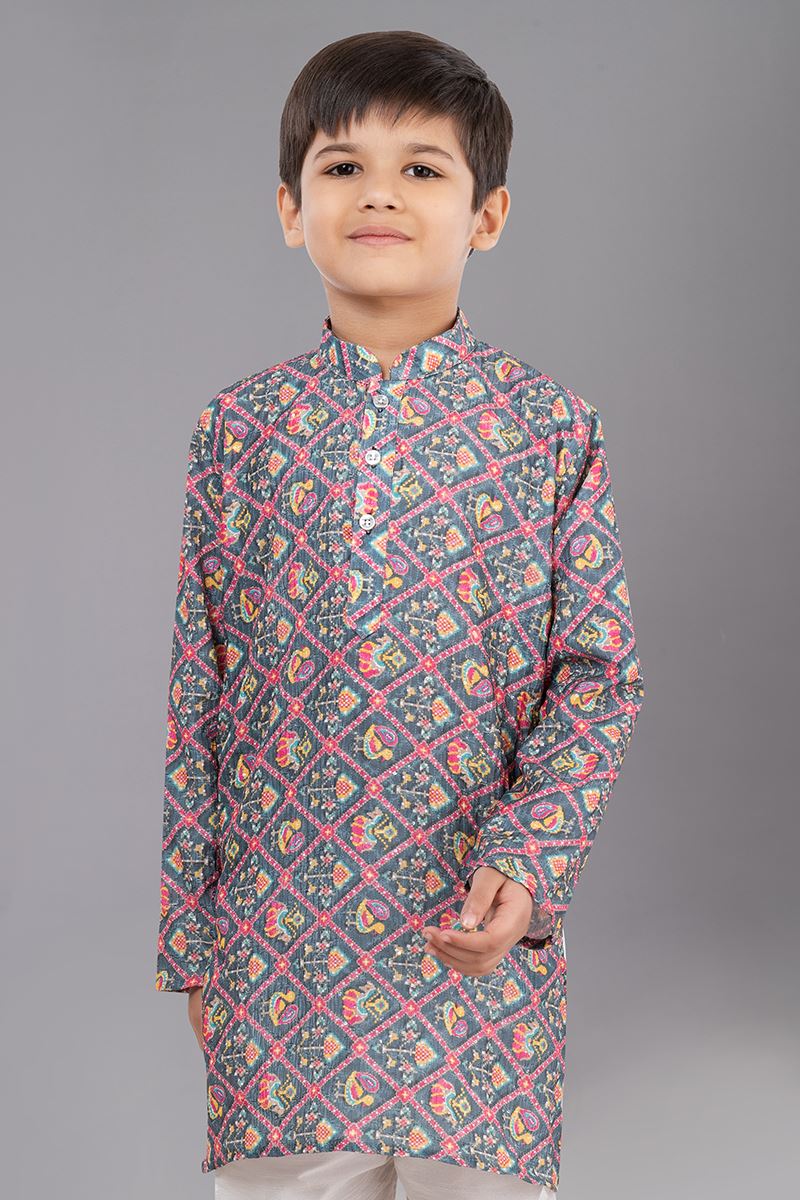Charming Designer Kid’s Kurta Pajama for Engagement, Festivals, Sangeet, and Parties