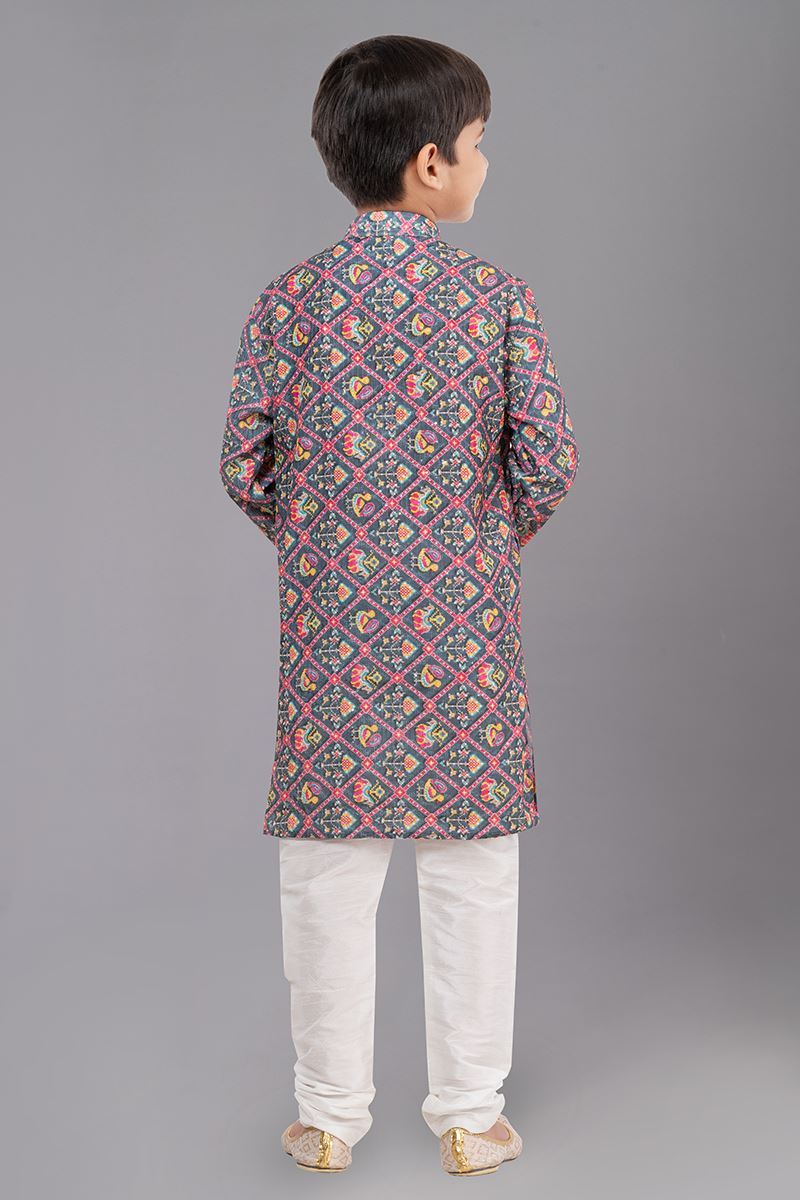 Charming Designer Kid’s Kurta Pajama for Engagement, Festivals, Sangeet, and Parties