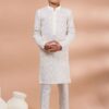 Impressive White Designer Kid’s Kurta Pajama for Festivals, Sangeet, and Parties