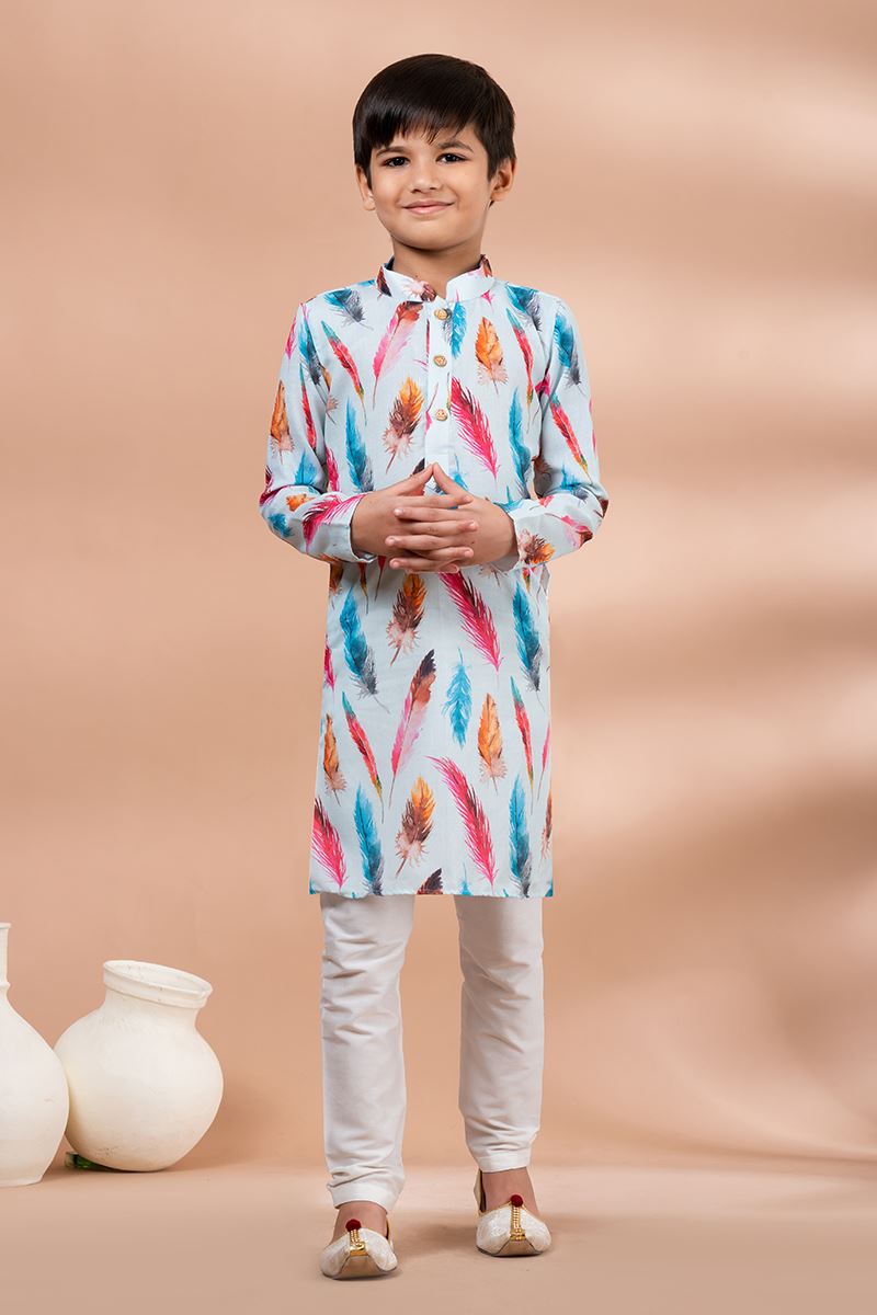 Attractive Designer Kid’s Kurta Pajama for Engagement, Festivals, Sangeet, and Parties