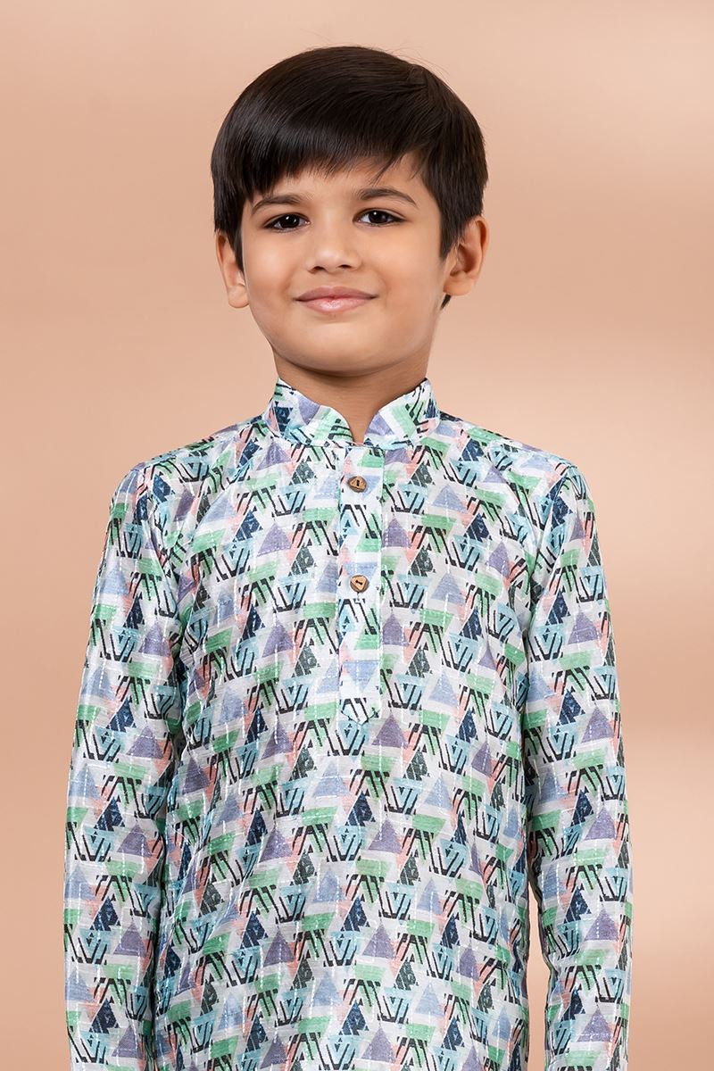 Dashing Designer Kid’s Kurta Pajama for Engagement, Festivals, Sangeet, and Parties