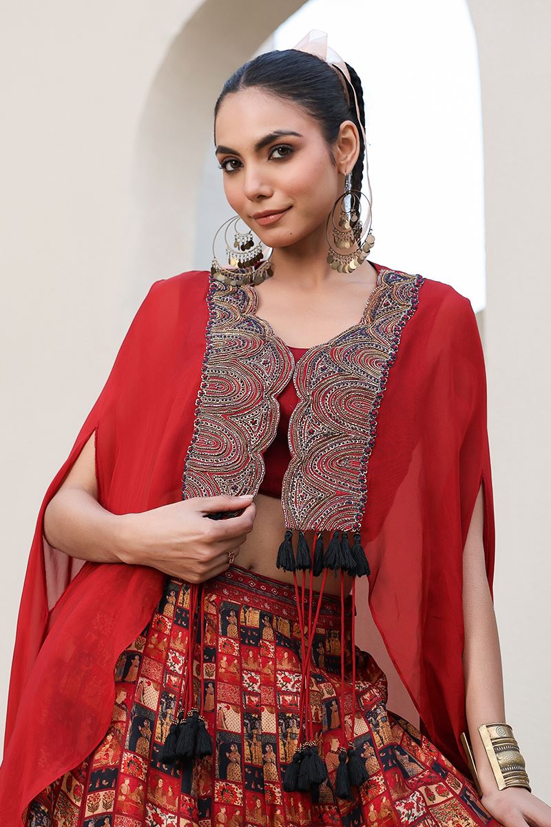 Alluring Maroon Designer Sharara Suit for Engagement, Reception, Festivals, Sangeet, and Parties