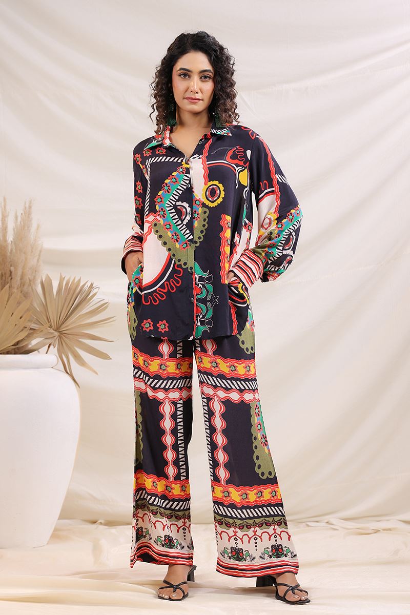 Spectacular Multi Designer Co-Ord Set for Festivals, Sangeet, and Parties