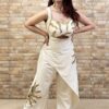 Alluring Off-White Designer Jumpsuit for Sangeet and Parties