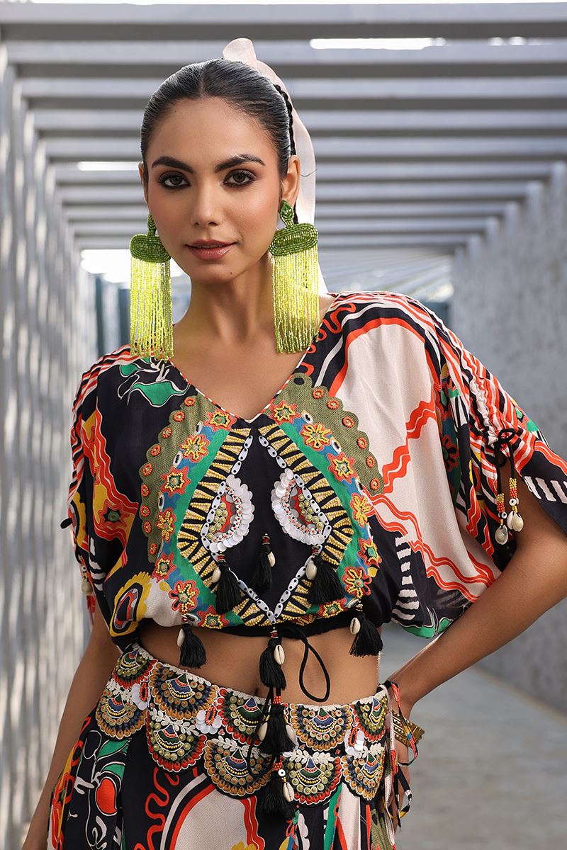 Mesmerizing Black Designer Dhoti Style Suit for Sangeet and Parties