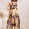 Spectacular Cream Designer Co-Ord Set for Festivals, Sangeet, and Parties