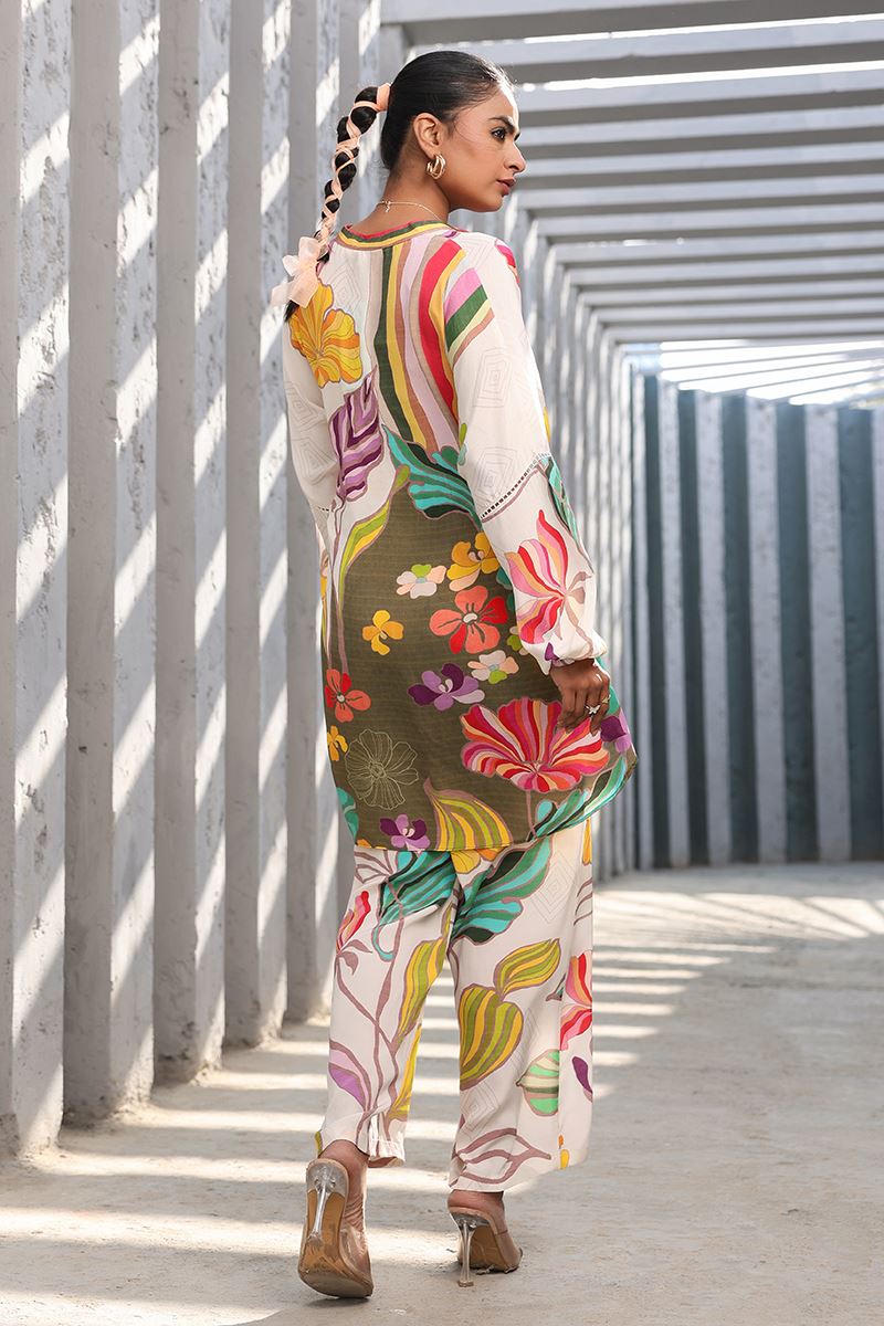 Delightful Multi Designer Co-Ord Set for Sangeet and Parties