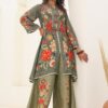 Divine Green Designer Co-Ord Set for Mehendi, Festivals, Sangeet, and Parties