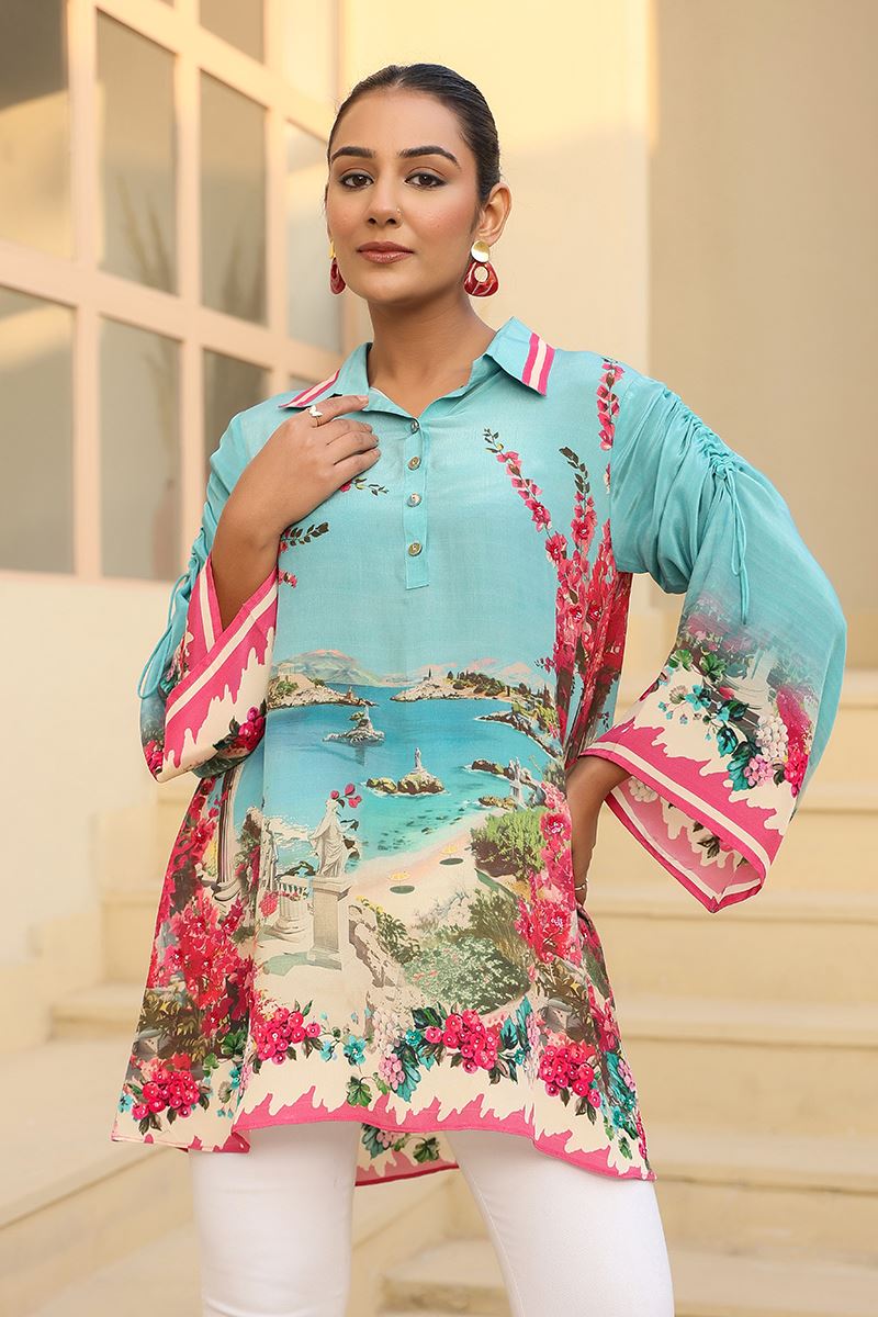 Pretty Multi Designer Kurtis for Hangouts, Sangeet, and Parties