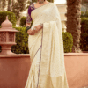 Impressive Dola Silk Designer Saree for Engagement, Reception, Festivals, Sangeet, and Parties