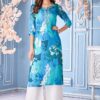 Impressive Blue Designer Kurtis for Festivals, Hangouts, Sangeet, and Parties