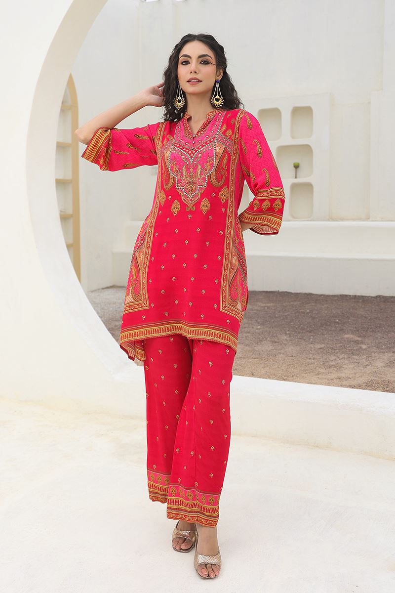 Breathtaking Pink Designer Kurtis for Hangouts, Sangeet, and Parties