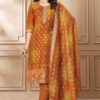 Dazzling Mustard Designer Straight Cut Suit for Haldi, Festivals, Sangeet, and Parties