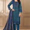 Irresistible Blue Designer Straight Cut Suit for Festivals, Sangeet, and Parties