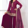 Bollywood Purple Designer Sharara Suit for Wedding, Reception, Festivals, Sangeet, and Parties
