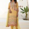 Aesthetic Yellow Designer Straight Cut Suit for Haldi, Festivals, Sangeet, and Parties