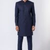 Magnificent Navy Blue Designer Jodhpuri Suit for Engagement, Reception, Wedding, Sangeet, and Parties