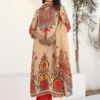 Astounding Cream Designer Straight Cut Suit for Festivals, Sangeet, and Parties