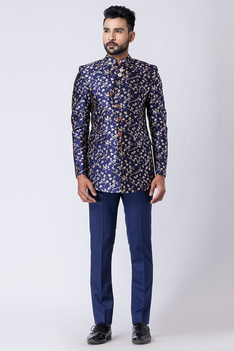 Vibrant Designer Jodhpuri Suit for Engagement, Reception, Wedding, Sangeet, and Parties